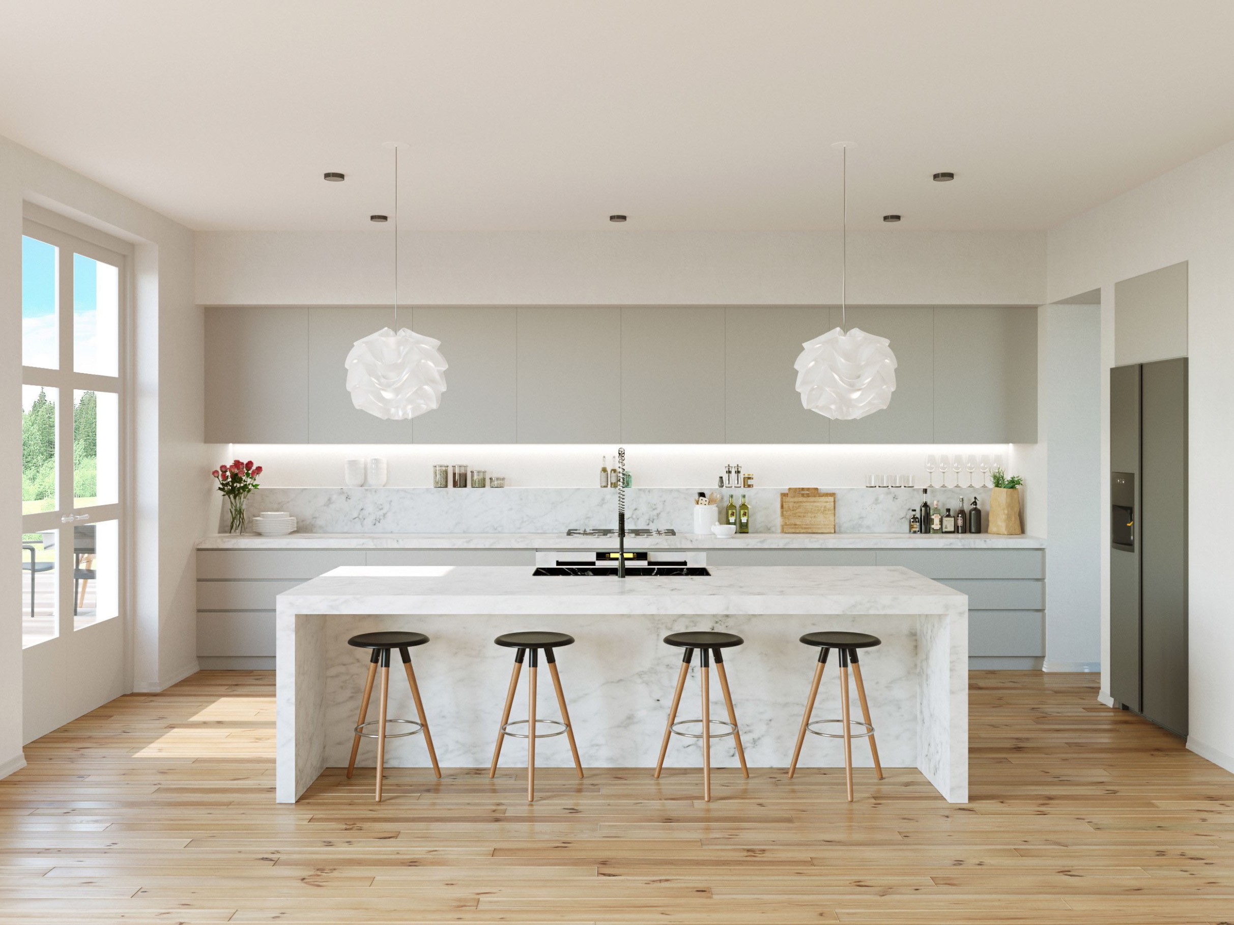 3 Gorgeous Grey and White Kitchens that Get Their Mix Right