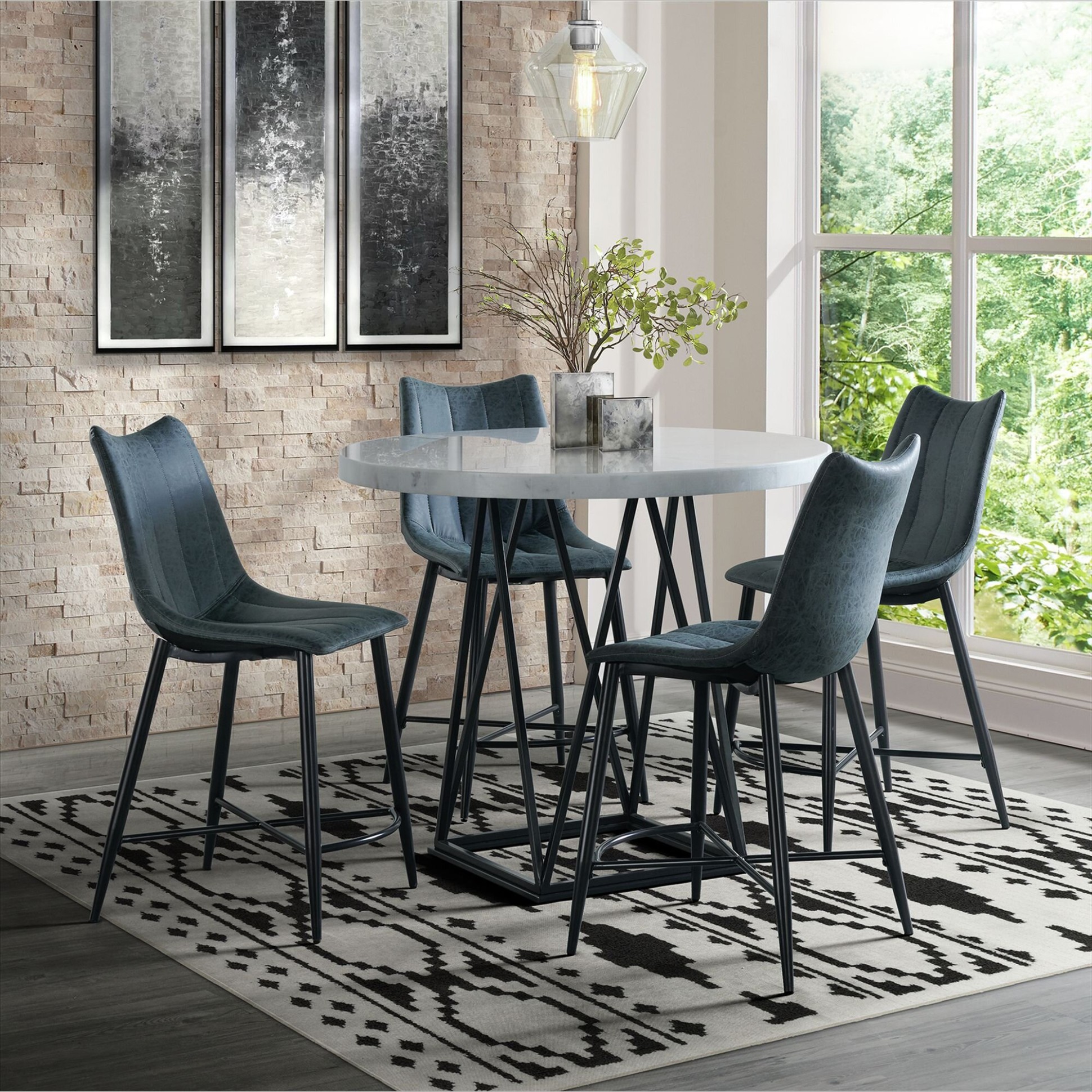 Bishopville 8 - Person Counter Height Dining Set