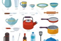 Collection Of Various Kinds Of Cooking Utensils And Cooking