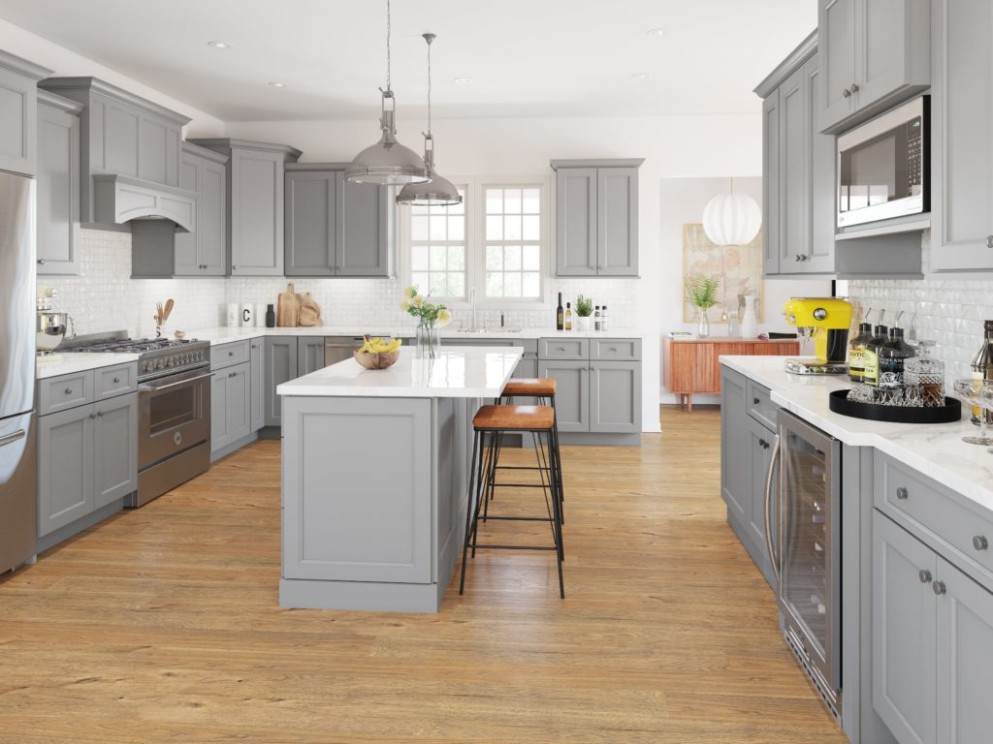 Gray Kitchen Cabinets  Walcraft Cabinetry