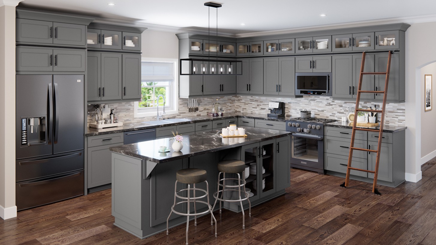 Grey Shaker Cabinets  Shop online at Wholesale Cabinets