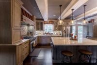 Hickory Kitchen Cabinets in Fairfax Station, Virginia