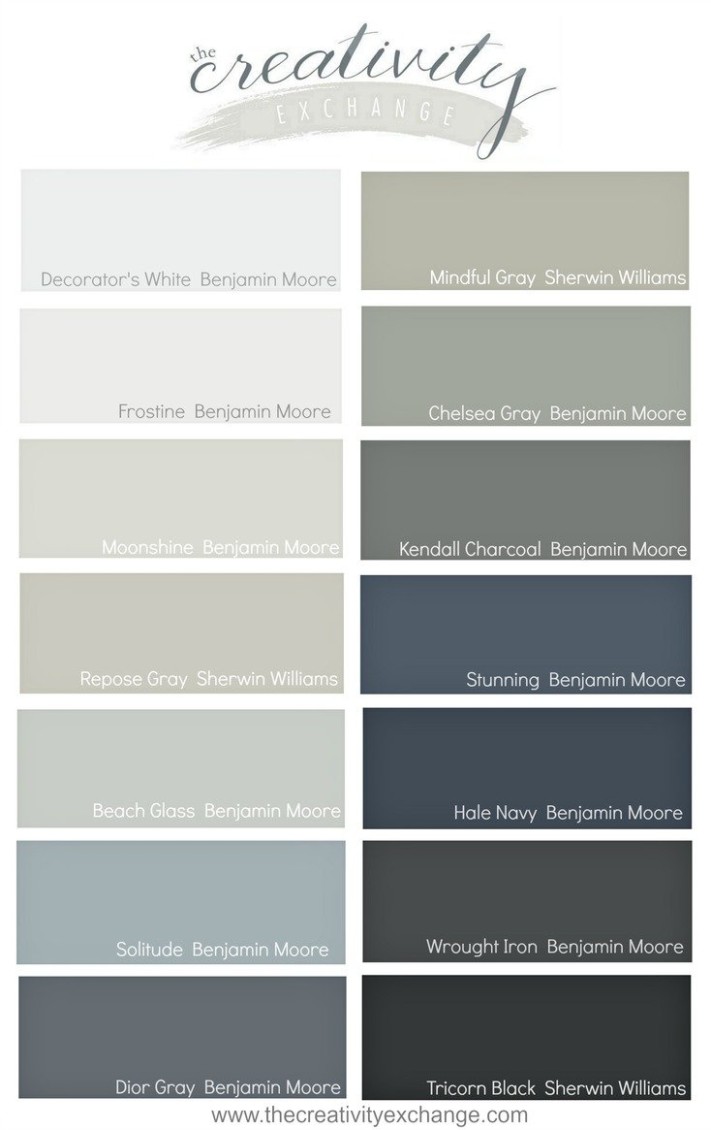 My "Go To" Paint Colors